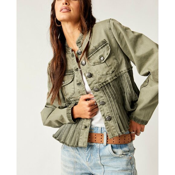 Free People Jackets & Blazers - FREE PEOPLE Cassidy Jacket / Military